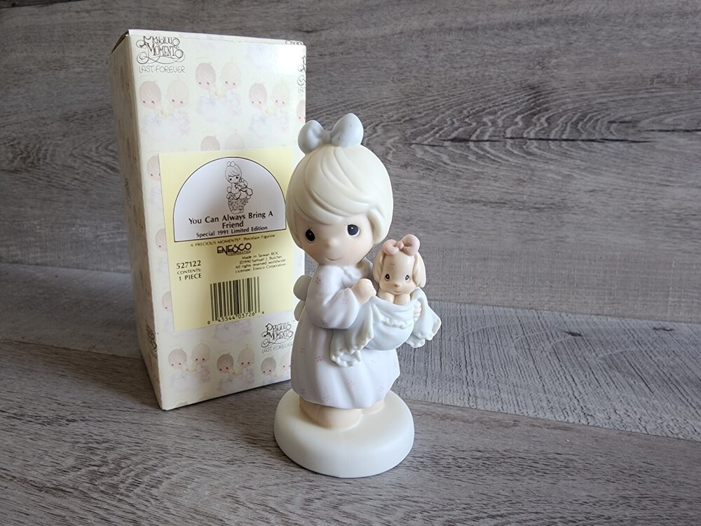 Precious Moments You Can Always Bring A Friend 1990 527122 Mib